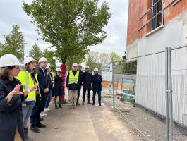 Visite du chantier de la résidence Clos du Chassay à Sainte-Luce-sur-Loire