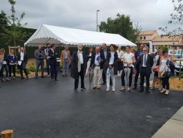 Inauguration de la tranche 5 de la ZAC des Vignes, aux Sorinières