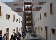 Visite du programme "Les Jardins d'Allonville" situé dans le centre-ville de Nantes