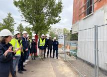 Visite du chantier de la résidence Clos du Chassay à Sainte-Luce-sur-Loire