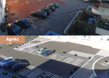 Retour sur la restauration de la place commune des 5 copropriétés gérées par le CIF SYNDIC, quartier Chantiers Navals