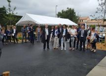 Inauguration de la tranche 5 de la ZAC des Vignes, aux Sorinières