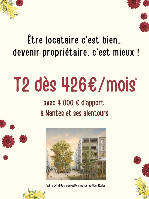 Devenez propriétaire d'un logement neuf à Nantes